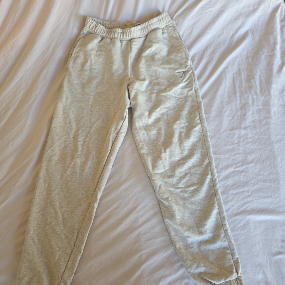 Gymshark Kids Light Beige Sweatpants